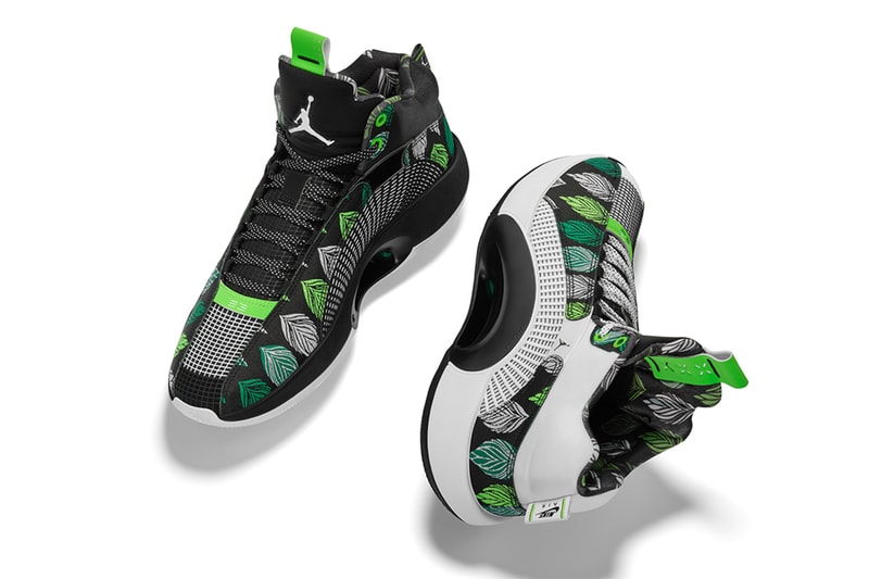 victor oladipo air jordan 35 nayoubiko pe info photos nigeria nigerian flag leaf pattern black white green 