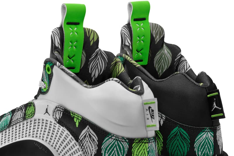 victor oladipo air jordan 35 nayoubiko pe info photos nigeria nigerian flag leaf pattern black white green 