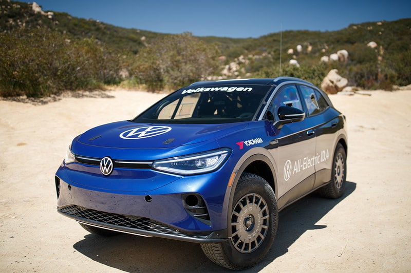 volkswagen electric cars vehicles suv id 4 mexican rally 1000 participation racing 
