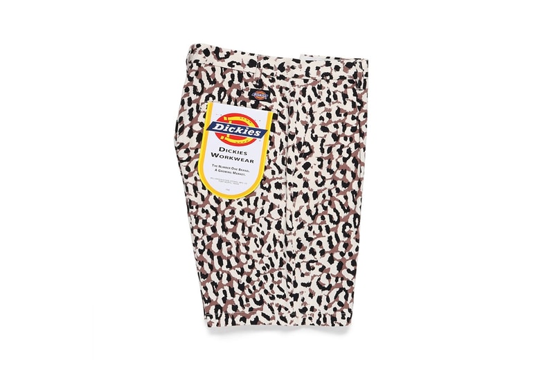 wacko maria dickies leopard collection release info store list buying guide photos price shirt short sleeve work shorts navy black white brown 