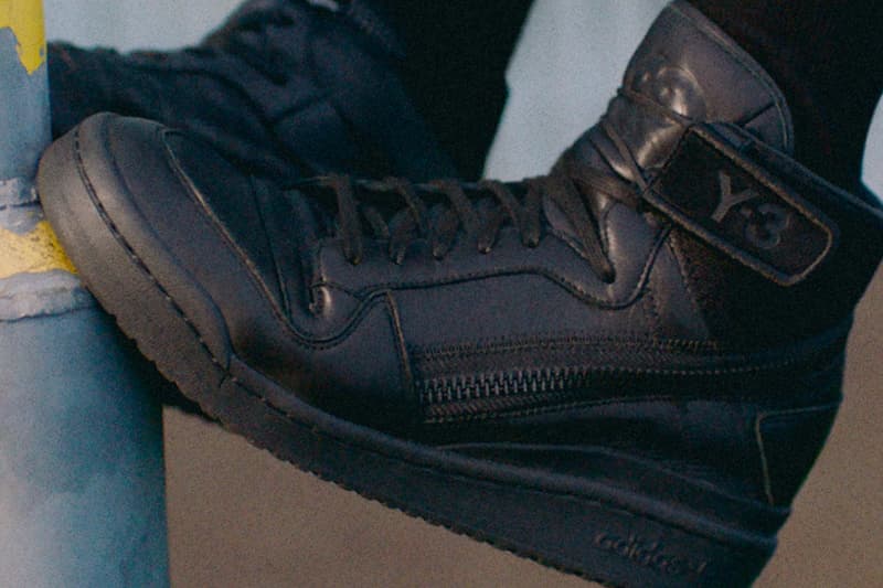 Y-3 Forum Hi OG Spring/Summer 2021 SS21 Collection adidas Originals Classic Shoe Zipper Yohji Yamamoto Three Stripes Hoops Basketball Release Information Drop Date Sneaker Collaboration Avant Garde