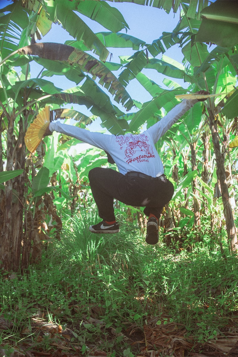 NY-Based Artists Yok & Sheryo Bring the Vacation Vibes With Latest Heatstroke Hotel Collection lookbook streetstyle island culture island vibes Sri Lanka 