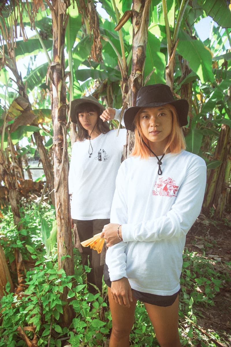 NY-Based Artists Yok & Sheryo Bring the Vacation Vibes With Latest Heatstroke Hotel Collection lookbook streetstyle island culture island vibes Sri Lanka 