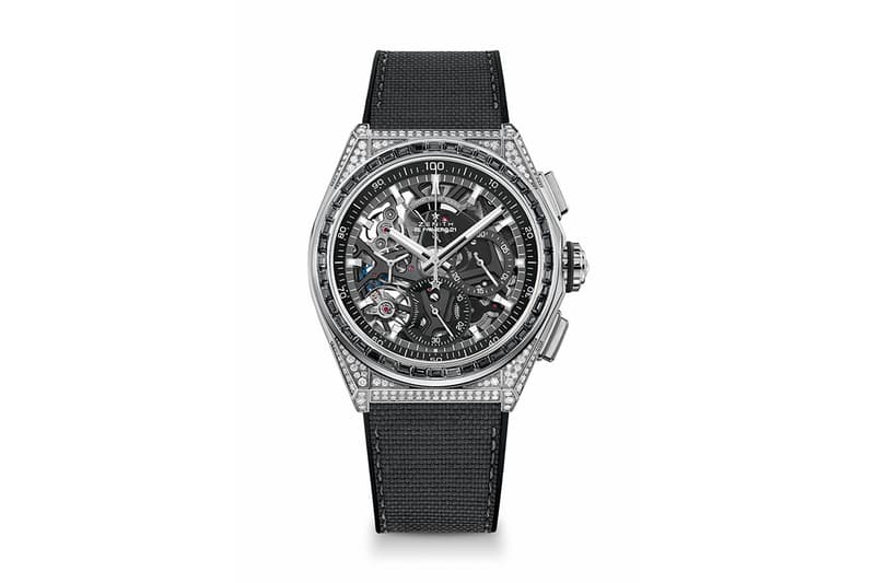 zenith swiss switzerland defy 21 spectrum diamonds sapphires baguettes limited edition watches timepiece collection 