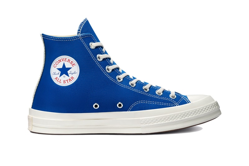 COMME Des GARÇONS PLAY and Converse Launch Chuck 70 in Two New Colorways cdg with the hearts sneakers