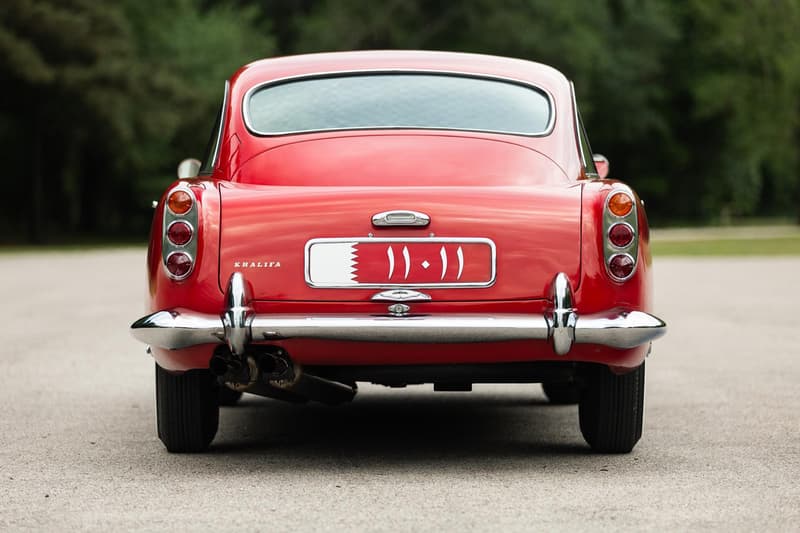1961 Aston Martin DB4 Series III Sheikh Khalifa bin Salman Al-Khalifa Prime Minister Bahrain Bahraini Royal Family "Fiesta Red" $510000 USD Bring a Trailer Auction Sold