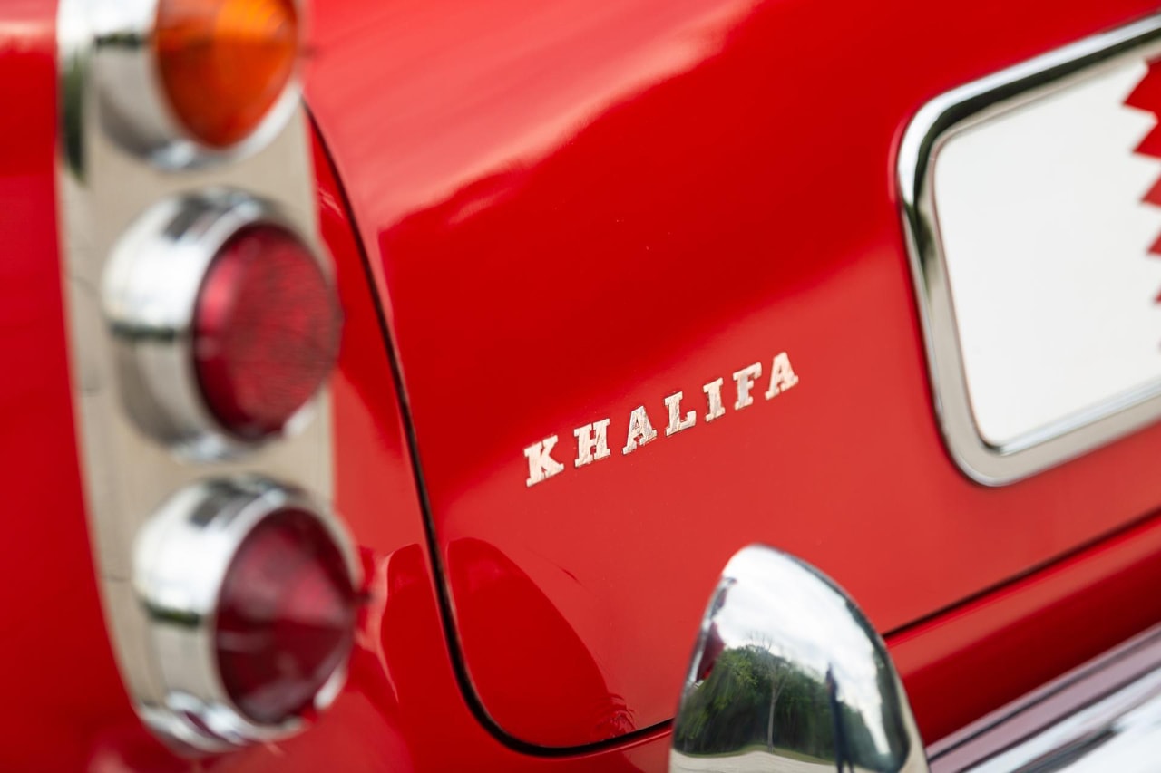 1961 Aston Martin DB4 Series III Sheikh Khalifa bin Salman Al-Khalifa Prime Minister Bahrain Bahraini Royal Family "Fiesta Red" $510000 USD Bring a Trailer Auction Sold
