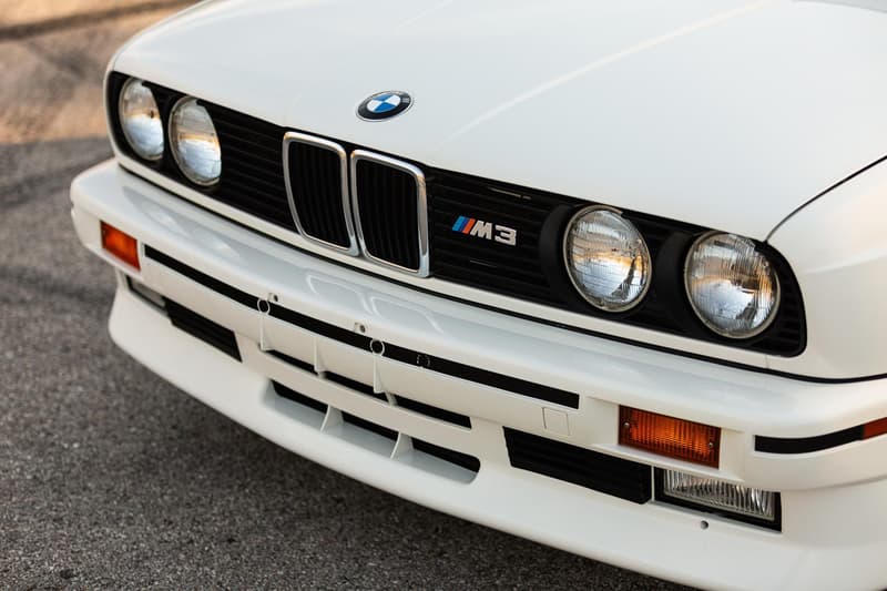 1991 BMW E30 M3 Bring a Trailer Auction For Sale Rare German Automotive Classic Car Coupe Alpine White Clean Bimmer Beamer 