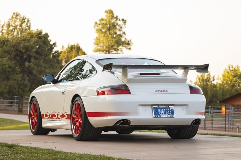 2004 Porsche 911 GT3 RS 996 RSR Homologation Bring a Trailer Auction Rare Expensive German American Import RoW Bidding Power Speed Performance Track Day Car