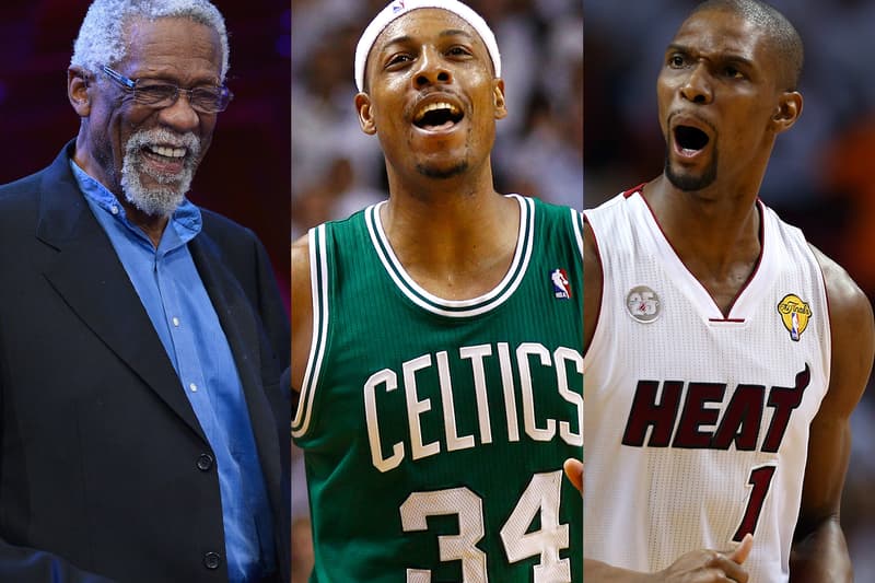 2021 Basketball Hall of Fame Class Announcement chris bosh paul pierce bill russell chris webber ben Wallace Rick Adelman, Jay Wright, Bill Russell WNBA Yolanda Griffith, Lauren Jackson.