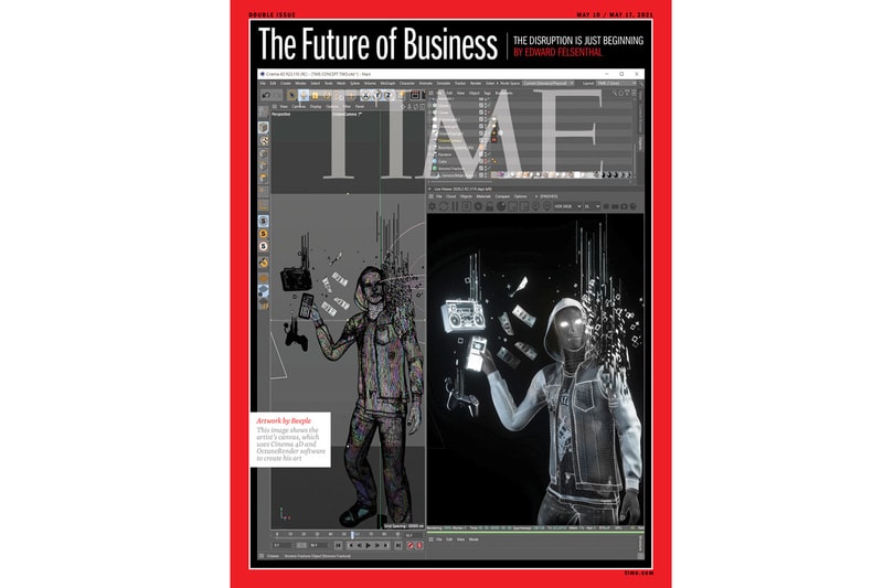 Beeple Artwork 'TIME The Future of Business' Sold For Over $320,000 USD nft superrare