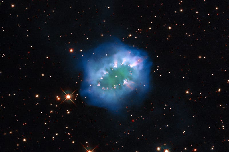 NASA Shares Image Of Dazzling 'Necklace Nebula' That Looks Like Cosmic Diamonds
