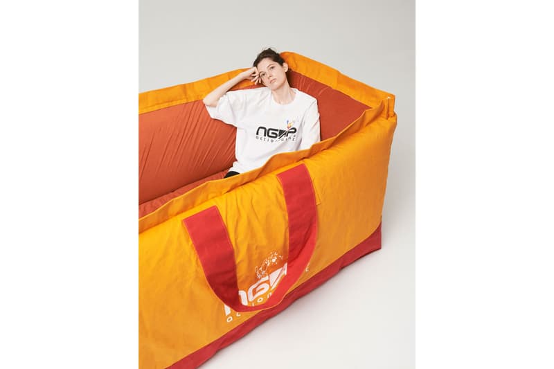 NGAP Skoloct Dayz large tote bag daybed tsuyoshi nakano new collaboration capsule release info