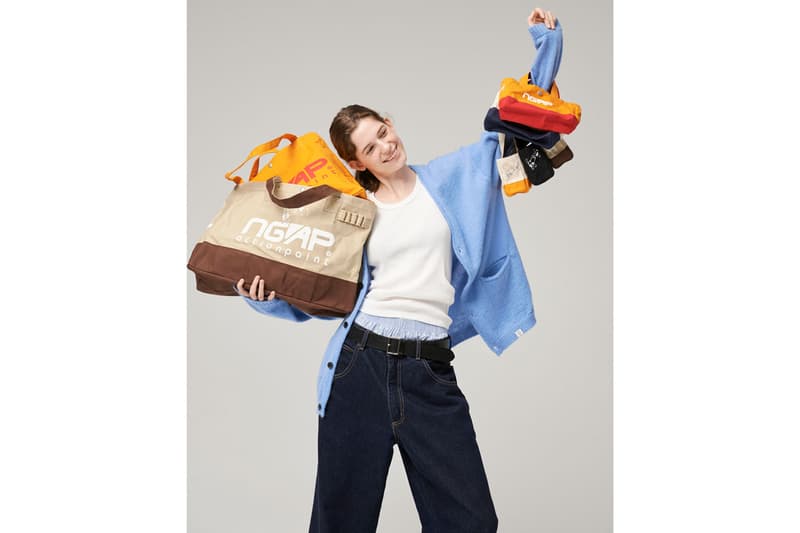 NGAP Skoloct Dayz large tote bag daybed tsuyoshi nakano new collaboration capsule release info