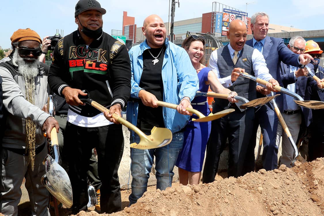 Nas, LL Cool J, Fat Joe and More Break Ground With the Universal Hip Hop Museum in the Bronx