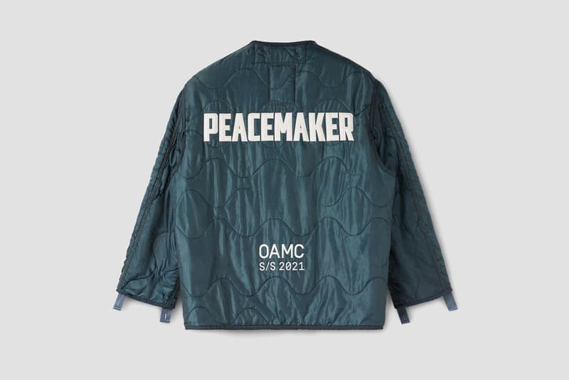 OAMC DOT Peacemaker Liner spring summer 2021 new release info