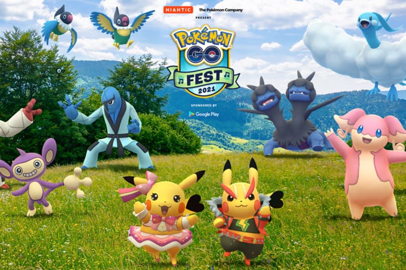 Pokémon Go Fest 2021 music festival component digital virtual game upcoming event