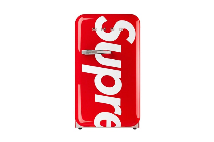 Supreme's Retro Mini-Fridge Collaboration With Smeg Will Drop This Week