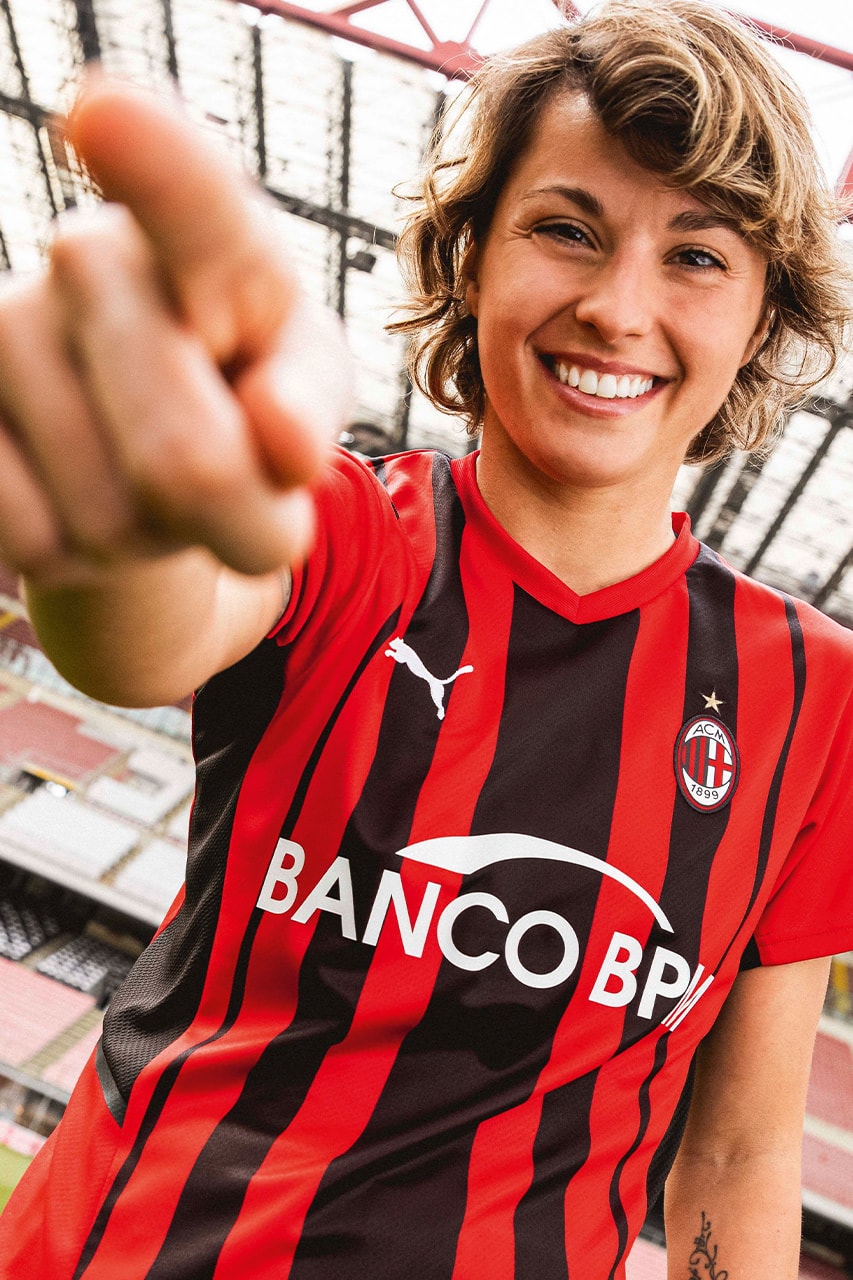 AC Milan PUMA Home Kit 2021/22 Release Info red black strips Zlatan Ibrahimovic 