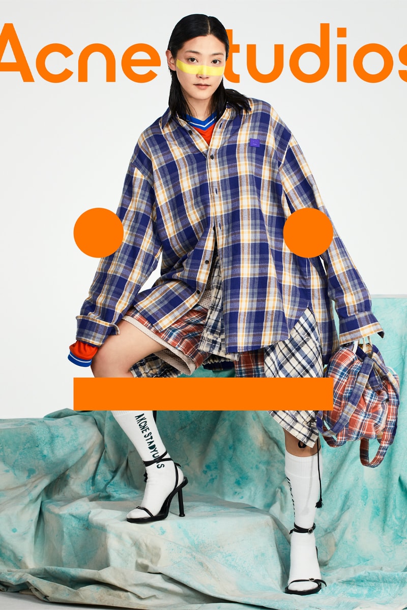 Acne Studios FW21 Collection Explores the Ideals of Kinship Acne Studios Fall/Winter 2021 Face Collection Stockholm Sweden lookbooks fw21 fashion unisex face motif 