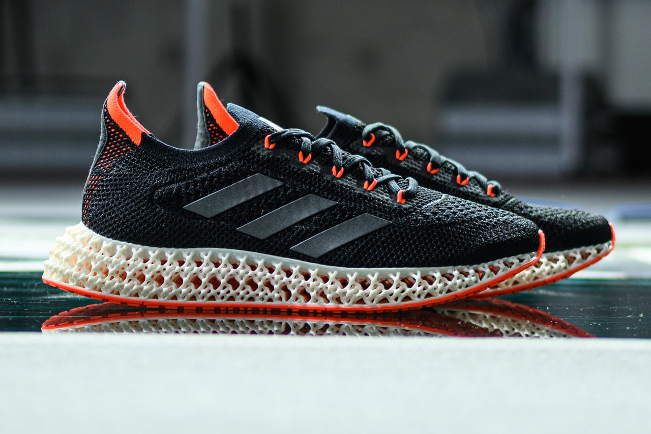 adidas Running 4DFWD Release Information 3D Printed  Carbon’s Digital Light Synthesis™ technology Lattice Structure Core Black Solar Red Sam Handy 