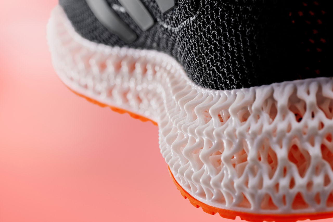 adidas Running 4DFWD Release Information 3D Printed  Carbon’s Digital Light Synthesis™ technology Lattice Structure Core Black Solar Red Sam Handy 