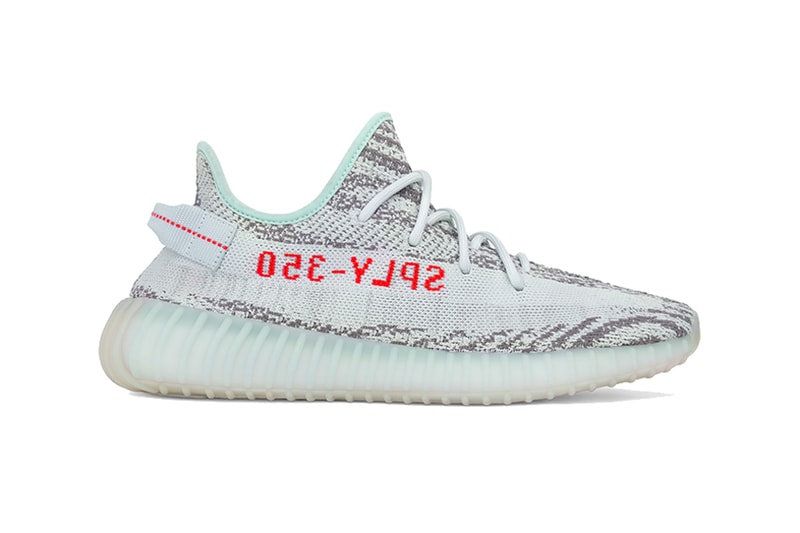 kanye west adidas yeezy boost 350 v2 blue tint november 2021 restock release date info photos price store list buying guide