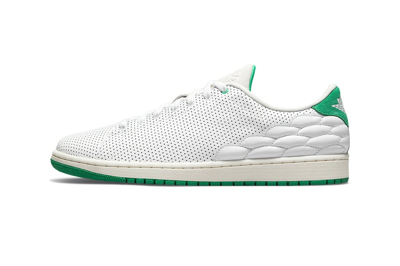 air jordan 1 center court white green dj2756 113 menswear streetwear kicks shoes runners trainers spring summer 2021 collection info