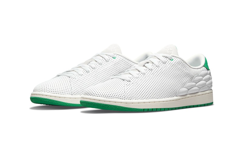 air jordan 1 center court white green dj2756 113 menswear streetwear kicks shoes runners trainers spring summer 2021 collection info