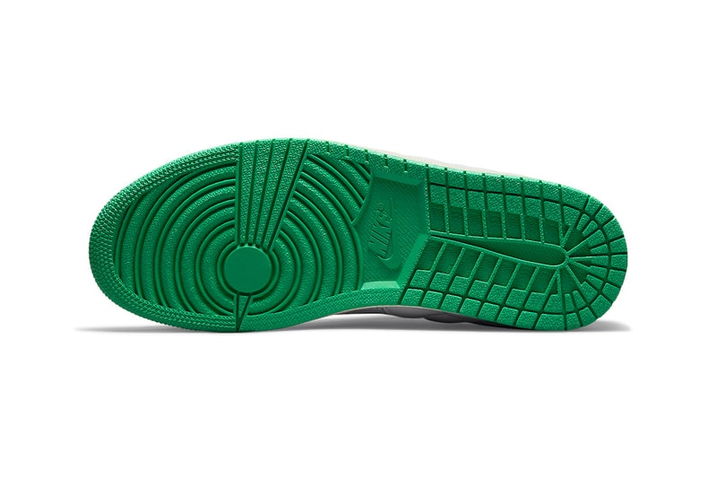 air jordan 1 center court white green dj2756 113 menswear streetwear kicks shoes runners trainers spring summer 2021 collection info