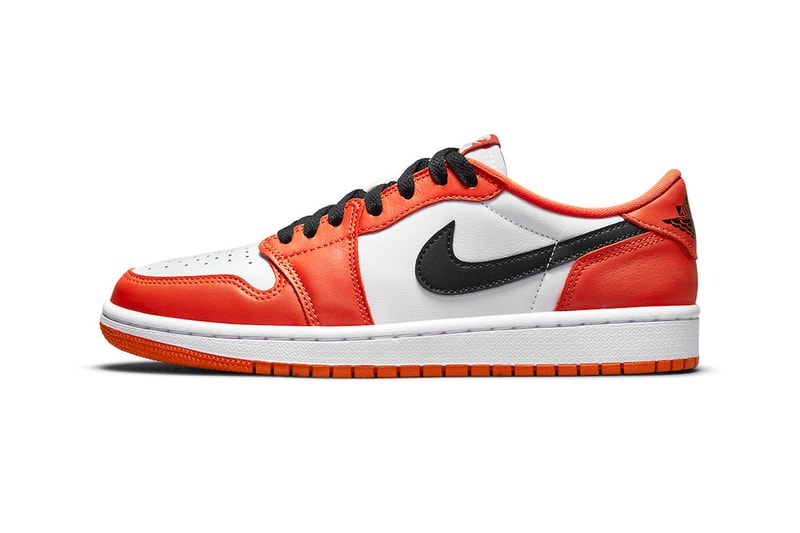 Air Jordan 1 Low OG Shattered Backboard Orange Black CZ0790 801 menswear streetwear kicks shoes trainers runners footwear ss21 collection info