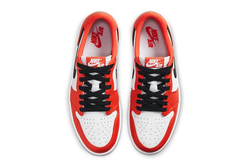 Air Jordan 1 Low OG Shattered Backboard Orange Black CZ0790 801 menswear streetwear kicks shoes trainers runners footwear ss21 collection info