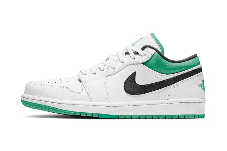 Air Jordan 1 Low Receives a "Lucky Green" Makeover