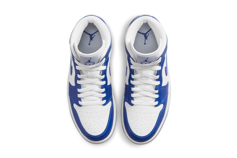 air michael jordan brand 1 mid kentucky storm blue white bq6472 104 official release date info photos price store list buying guide