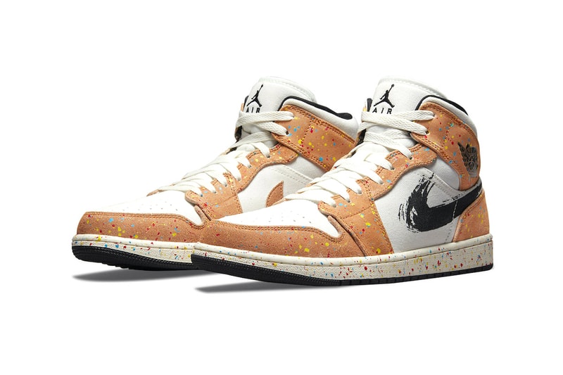 air jordan 1 mid se sail black cider chile red DA8005 100 menswear streetwear spring summer 2021 ss21 collection shoes sneakers trainers runners kicks info