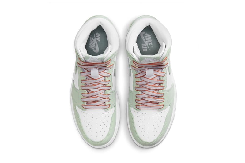 air michael jordan brand 1 seafoam womens white healing orange cd0461 002 official release date info photos price store list buying guide