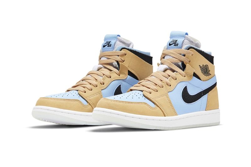 air jordan 1 zoom comfort psychic blue ct0979 400 menswear streetwear kicks shoes trainers runners spring summer 2021 collection info