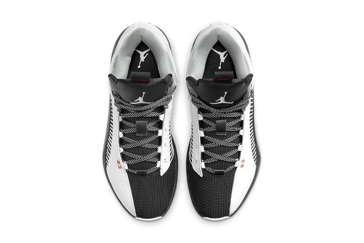 air jordan 35 low white black university red metallic silver CW2459 101 release date info store list buying guide photos price basketball 