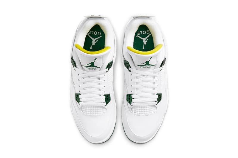 air jordan 4 g nrg golf white yellow green masters tournament CZ2439 100 release date info store list buying guide photos price 