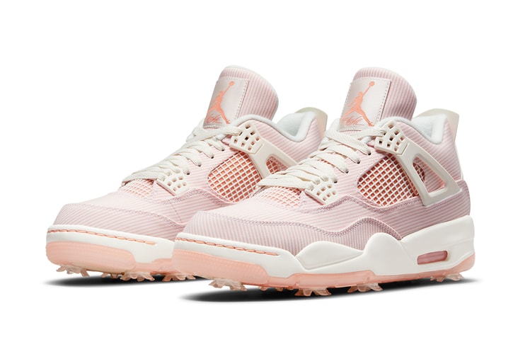 Spruce Up Your Fairway Fits With the Air Jordan 4 G NRG "Sail/Apricot Agate"