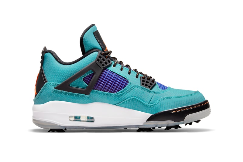 air michael jordan brand 4 g golf acg aqua blue purple orange black white CZ2439 300 official release date info photos price store list buying guide