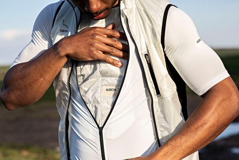 albion spring summer 2021 graeme raeburn rapha cycling sustainability recycled womenswear menswear details information