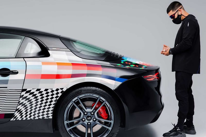 Felipe Pantone Graces the Alpine A110S With Hand-Painted Pixel Patterning