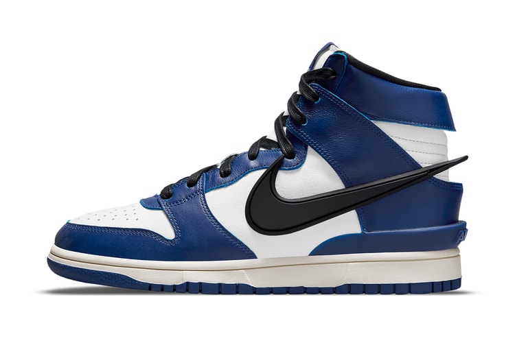 Official Images of the AMBUSH x Nike Dunk High "Deep Royal Blue"