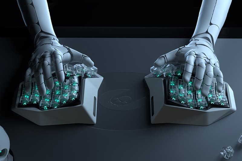 Angry Miao AM Hatsu Wireless 3D three-dimensional keyboard info westworld future tech wireless gaming typing