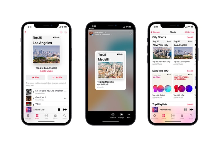 Apple Music City Charts Let's You "Travel" Through the World's Top 25 Songs
