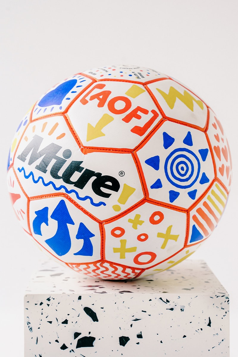 Art of Football x Mitre Collaboration Release matisse Keith haring