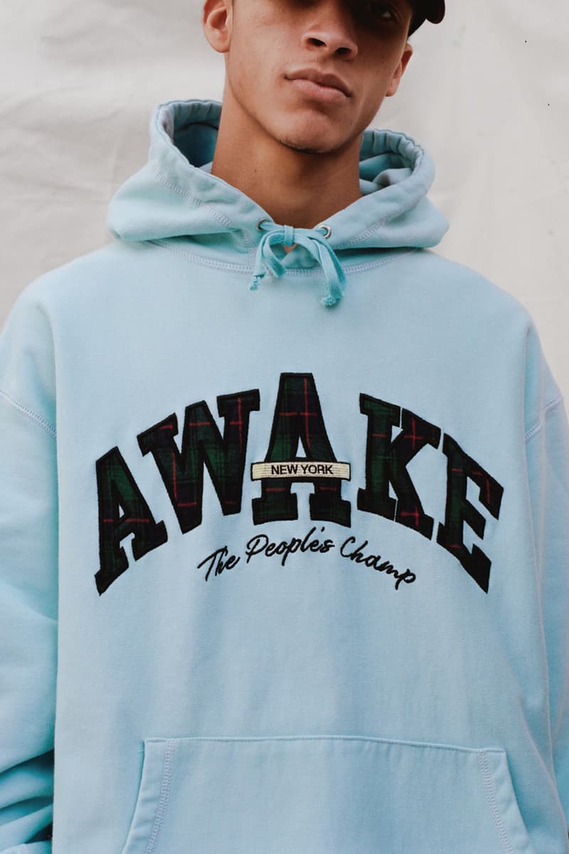 Awake NY Spring/Summer 2021 Collection Lookbook Angelo Baque SS21 Release Information Drop Date Closer First Look Varsity Jackets Cardigans Pants Shirts Tees Accessories