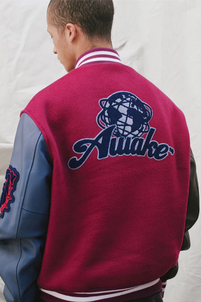 Awake NY Spring/Summer 2021 Collection Lookbook Angelo Baque SS21 Release Information Drop Date Closer First Look Varsity Jackets Cardigans Pants Shirts Tees Accessories