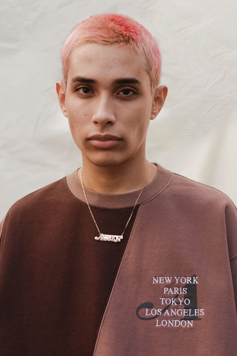 Awake NY Spring/Summer 2021 Collection Lookbook Angelo Baque SS21 Release Information Drop Date Closer First Look Varsity Jackets Cardigans Pants Shirts Tees Accessories